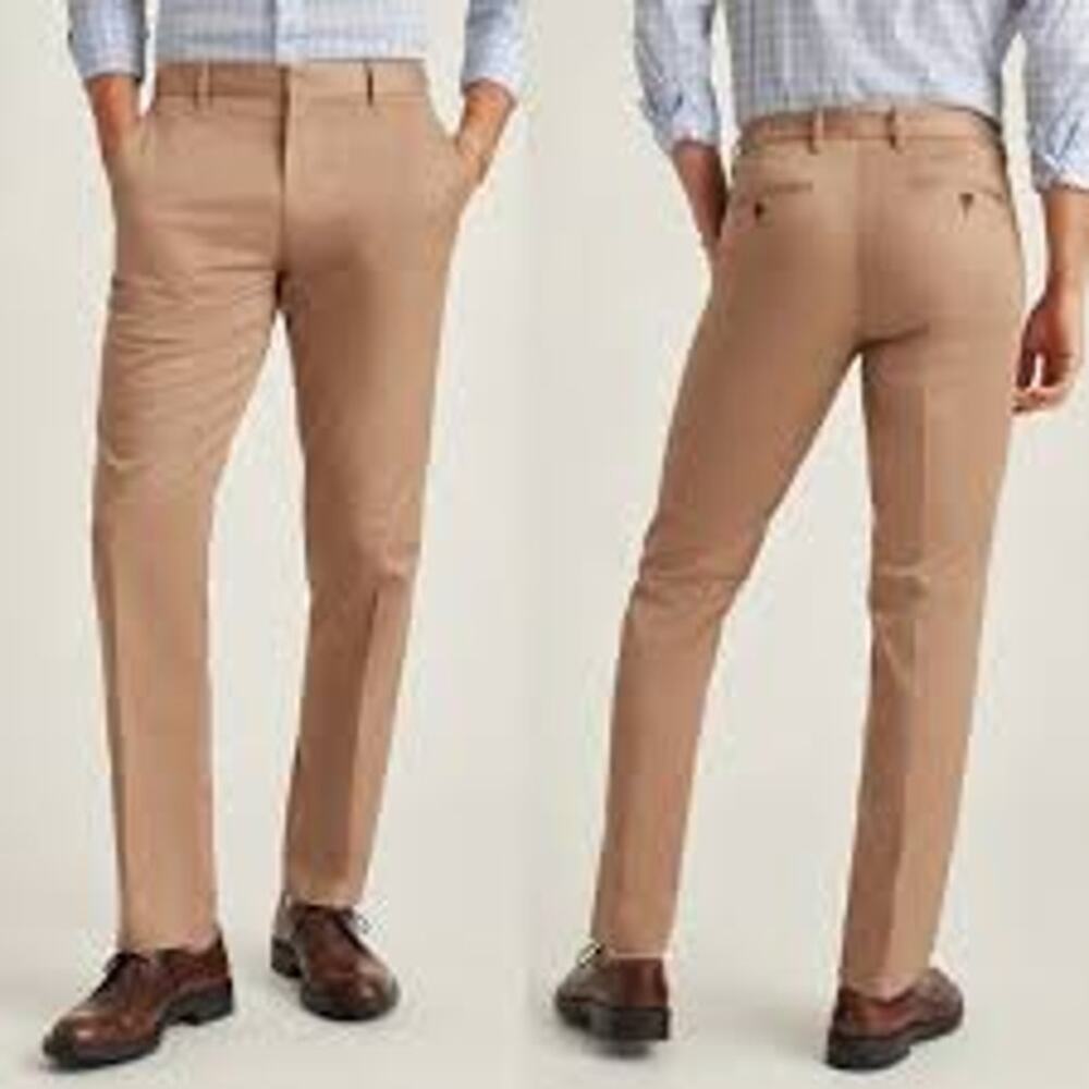 Bonobos Stretch Weekday Warrior Dress Pants Thursday Khaki 36 x 36